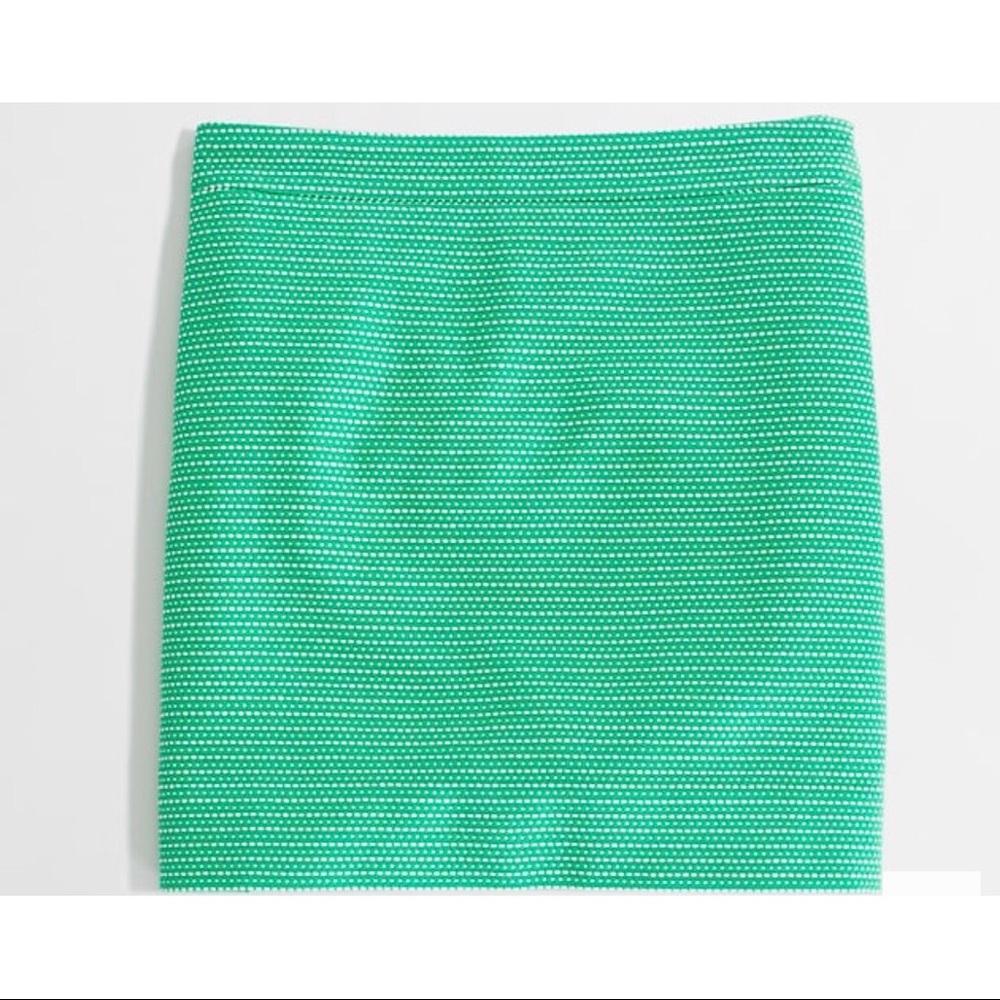 J. Crew dot-dot-dash mini skirt, size 4